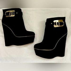 River Island Black Booties
